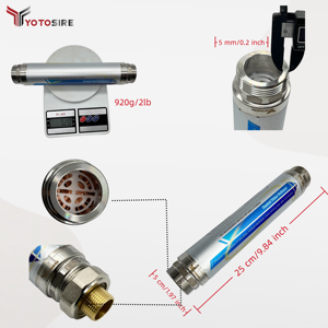 Système de déscaleur d'<span class=keywords><strong>eau</strong></span> sans sel NPT 3/4 pouce Prévention de l'échelle <span class=keywords><strong>Adoucisseur</strong></span> d'<span class=keywords><strong>eau</strong></span> pour <span class=keywords><strong>chauffe</strong></span>-<span class=keywords><strong>eau</strong></span> et tuyaux Garantie de durabilité de 1 an - Product Image 4