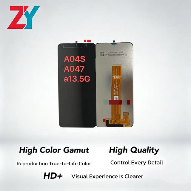 For Samsung A04s/A047/A13 5G/A136B/A136u Phone 6.6" Original/incell HD+ Touch Screen Replacement  400cd+ Luminance 1 Year