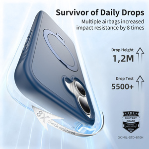 เคสโทรศัพท์มือถือคุณภาพสูง ราคาถูกที่สุด แบบด้าน กันกระแทก รองรับการชาร์จแม่เหล็ก สำหรับ <span class=keywords><strong>iPhone</strong></span> 17 Pro <span class=keywords><strong>Max</strong></span> - Product Image 2