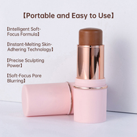 Barra de Bronceador y Contorno Vegana, Resistente al Agua y al Sudor, de Cobertura Total, Mate, de Larga Duración, Personalizable con Marca Privada