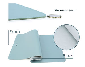 Alfombrilla de Ratón Grande y Portátil para Juegos, Impermeable, de Cuero PU y Gamuza, Alfombrilla de <span class=keywords><strong>Escritorio</strong></span> para Computadora, Cubierta de Teclado para Dota - Product Image 4