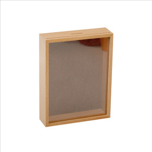 Wooden specimen piggy bank <b>photo</b> <b>frame</b>, solid wood desktop children's <b>photo</b> display stand, 3, 5, 7, 8 inches. - Product Image 5