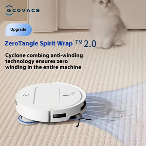 หุ่นยนต์กวาดบ้าน Ecovacs T50 PRO แบบ USB พร้อมระบบทำความสะอาดอัตโนมัติอัจฉริยะ  รวมฟังก์ชั่นล้างและดูดฝุ่น เหมาะสำหรับใช้ในบ้านและโรงแรม - Product Image 4