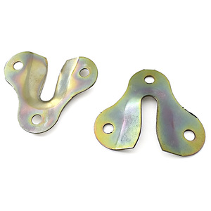 Three Hole Arc Shaped Metal Hanging Plate 50.5mm Color Plated <b>For</b> <b>Picture</b> <b>Frame</b> Mounting <b>Hooks</b> - Product Image 3