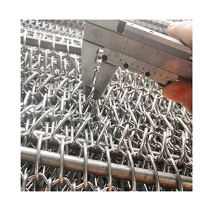 Manufacturers direct spiral metal wire mesh chain conveyor belt high quality conveyor net for food transportation