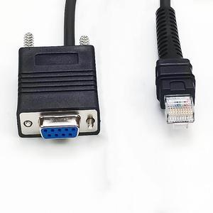 SOTESIN เครื่องอ่านบาร์โค้ดสายอนุกรม RS232 5ม.,สำหรับ Zebra LI3608 LI3678 DS3608 DS3678เกลียวขดรองรับไฟ12V - Product Image 2