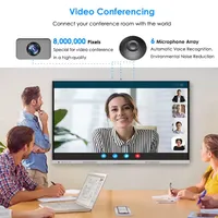 HDFocus papan pintar konferensi sekolah, Panel datar Digital interaktif 55 inci