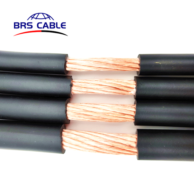 Flexible Cable Water Cooled Welding Cable 2AWG Welding Rubber Shanghai CE Copper Conductor Insulated Electric Power Cable Wire