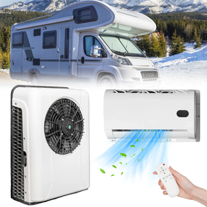 Climatiseur <span class=keywords><strong>de</strong></span> camion 12V 9600 BTU, unité <span class=keywords><strong>de</strong></span> climatisation miniature <span class=keywords><strong>de</strong></span> stationnement, climatiseur à onduleur 12V DC avec moteur sans balais - Product Image 2