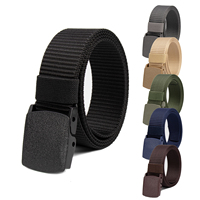 Ceinture tactique vintage pour homme en polyester avec fermeture à bouton, réglable, pour entraînement en plein air, randonnée
