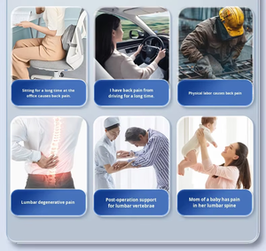 เข็มขัดพยุงหลังปรับระดับได้ ระบายอากาศได้ดี ผลิตจากโพลีเอสเตอร์ ช่วยบรรเทาอาการปวดหลังส่วนล่าง กระชับเอว ควบคุมหน้าท้อง สำหรับผู้ชายและผู้หญิง - Product Image 6