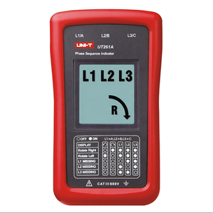 Indicador de Secuencia de Fases y Rotación de Motor UNI-T UT261A LCD Electrónico con 1 Año de Garantía - Product Image 1