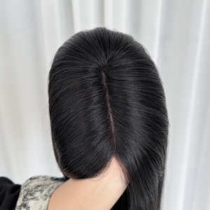 Peluca Médica de Cabello Humano 100% Europeo con Base de Silicona Mono Top para Alopecia, Peluca Médica Judía de Silicona Completa - Product Image 5