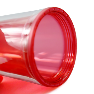 批发可重复使用的双壁夏季透明塑料丙烯酸水杯16盎司鼠标耳盖带吸管的不倒翁杯 - Product Image 6