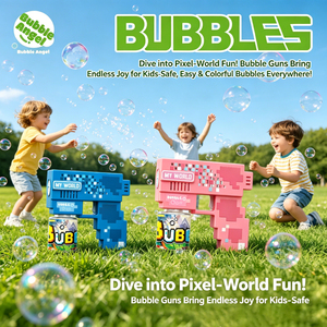 Pistola de Burbujas de Plástico con Diseño de Mi Mundo, Pistola de Burbujas Eléctrica Automática con Solución para Burbujas, Juguete para Niños Unisex - Product Image 6