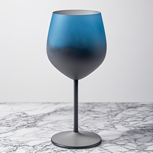 Copa de <span class=keywords><strong>Vino</strong></span> de Metal de 12oz/17oz con Logotipo Personalizado, Copa de Cóctel de Acero Inoxidable Irrompible con Tallo Largo para Bar, Fiesta, Hogar - Product Image 5
