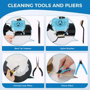 <span class=keywords><strong>36</strong></span> pezzi pinze digitali per stampante 3D Kit di strumenti per stampante 3D con sbavatura pinze per attrezzi e borsa per riporre attrezzi per levigare e rifinire - Product Image 4