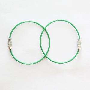 Porte-clés de câble porte-clés en fil d'acier inoxydable YIWANG pour étiquette de bagage - Product Image 2