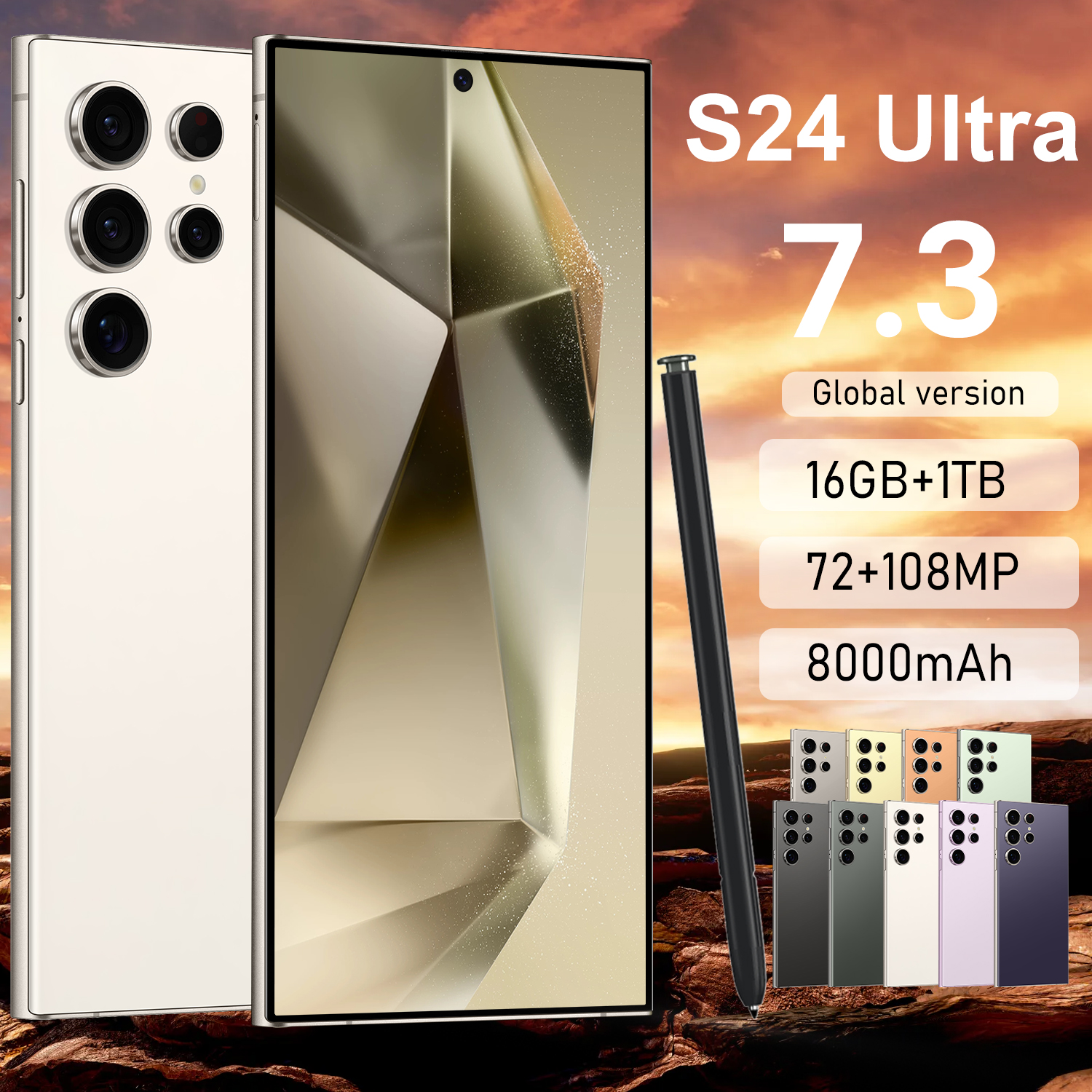 Cheap Price Wholesale China Smartphone S24 Ultra 16GB+1TB