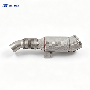 Tuyau de sortie turbo pour BMW B58 3.0T M240i M340i, tuyau de raccordement d'échappement haute performance en acier inoxydable avec bouclier thermique - Product Image 2