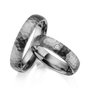 Alin 2025 Nouvelle Arrivée Bague Set Pur Tantale Tantal Mariage Fiançailles Amour Diamant <span class=keywords><strong>Couple</strong></span> Bagues - Product Image 4