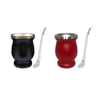 Tasse à Yerba Maté en Acier Inoxydable à Double Paroi de 8 oz, Personnalisable avec Logo de Marque, Style Argentin, Gourde à Maté, Verre à Boire