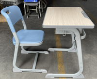 Offre Spéciale : Ensemble Bureau et Chaise Scolaire en Métal – Conception Ergonomique, Haute Qualité, Confortable, Taille Personnalisable, Garantie 3 Ans