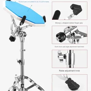 Venta al por mayor 25mm Tubo Snare Drum Stand ajustable Ethereal Forget-Me-Not soporte de instrumentos musicales Dumb Drum Accesorios - Product Image 5