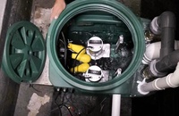 Station de relevage automatique des eaux usées DABpump Fekafos280LT à une pompe pour les sous-sols commerciaux et résidentiels