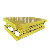 Plateforme de travail fixe hydraulique électrique à ciseaux pour 100 kg, table élévatrice de chargement en acier inoxydable, hauteur 22 m