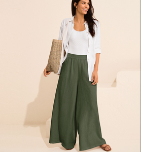 Nuovissimi <span class=keywords><strong>pantaloni</strong></span> <span class=keywords><strong>Palazzo</strong></span> <span class=keywords><strong>in</strong></span> <span class=keywords><strong>lino</strong></span> da donna Boutique - Product Image 1