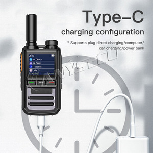 Anysecu 220 4G LTE วิทยุสื่อสาร poc พร้อมซิมการ์ด gxin poc Global Type-C 4000mAh ระยะไกลแบบพกพาวิทยุสองทาง - Product Image 6