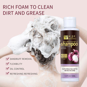 Shampooing Wiseking Oignon Rouge pour la Croissance Capillaire 150 ML, Soin Contrôle Sébum à l'Huile de Nigelle, Vitamine B5 pour <span class=keywords><strong>Cheveux</strong></span> Abîmés - Product Image 4