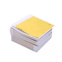 Feuilles d'or véritable plaqué or 24 carats 99,9% Feuilles de métal doré Feuilles d'or pur