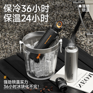 Temeco Quick Opening Insulated Water Bottle No Screw Thread Sports Bottle Hot Cold Drink 500Ml - Product Image 3