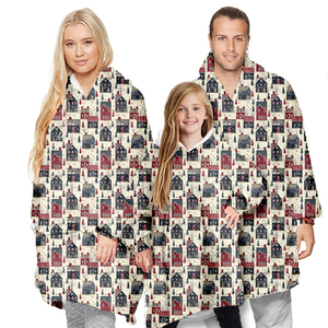 Customized Print Sublimation <strong>Hoodie</strong> <strong>Blanket</strong> <strong>Oversized</strong> Sweatshirt Wearable <strong>Hoodie</strong> TV <strong>Blanket</strong> Personalized - Product Image 4
