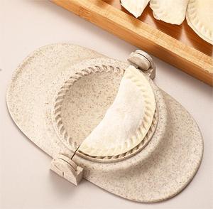 Ensemble de presse Empanadas 3 tailles, moule de presse pour boulettes de <span class=keywords><strong>paille</strong></span> de blé naturel - Product Image 2