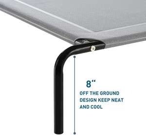 Cama Elevada para Perros con Borde Reforzado, Cama Elevada para Perros para Exteriores, Resistente a Mordeduras, Refrescante, Lavable, con Malla Transpirable - Product Image 4