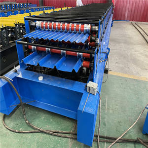 인기있는 IBR 고정밀 강판 타일 프레스 배치 PLC가있는 지붕 바닥 타일 성형기 - Product Image 3