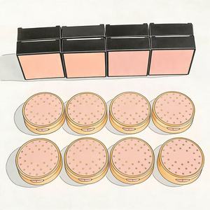 Colorete Mineral Mate Personalizado, Resistente al Agua, en Polvo Prensado, Alta Pigmentación, Larga Duración, Maquillaje Facial de Lujo, Multicolor - Product Image 3