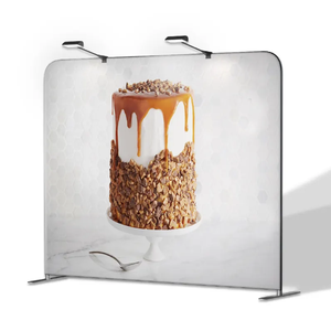 ฉากหลังผ้าพับได้สีเงินแบบยืดหยุ่น สำหรับงานแสดงสินค้าและงานอีเว้นท์ - Product Image 3