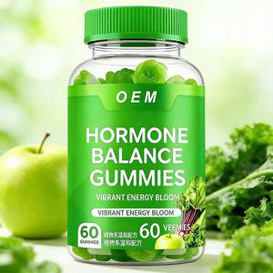 OEM/ODM Women's Hormone Balance <b>Gummies</b> Myo-Inositol <b>Vitamin</b> D3 Herbal Blend PCOS Fertility Cycle Support Gut Health Digestive - Product Image 2
