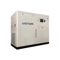 Compresor de Aire de Tornillo Rotativo Industrial AirStone Sin Aceite, Lubricado por Agua, 55-90KW, 8-10Bar, Accionamiento Directo PLC, de Alta Resistencia para PET