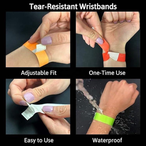 Pulseras Promocionales Económicas Impresas Digitalmente, Resistentes al Agua y al Desgarro, para Fiestas y Eventos - Product Image 5