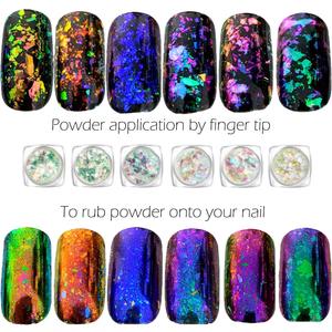 Copos de purpurina irregulares de Camaleón de 11 colores, Nube de brocado ultrafina, tarro de 3G, copos de lámina para <span class=keywords><strong>uñas</strong></span>, polvo de camaleón para manicura - Product Image 4
