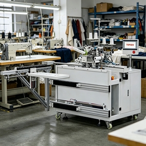 Machine à coudre multi-aiguilles professionnelle TOPSEW TS-846 pour la pose de ceintures <span class=keywords><strong>élastique</strong></span>s sur les boxers, les caleçons et les pantalons de yoga - Product Image 5