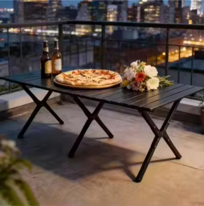 Conjunto de Mesa de Café para Exteriores de Fácil Montaje, Muebles de Hierro Portátiles Modernos para Espacios de Ocio - Product Image 6
