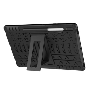 Para Samsung <span class=keywords><strong>Galaxy</strong></span> <span class=keywords><strong>Tab</strong></span> <span class=keywords><strong>S7</strong></span> Plus 12,4 "Plástico y TPU Bumper Defender Con Kickstand - Product Image 2
