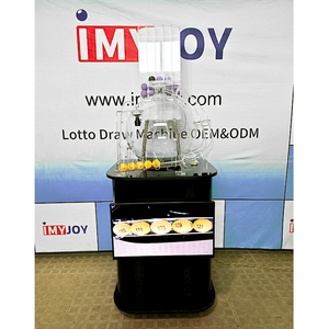 Happiness Electronic Lucky Air Mixing Jet Lotto Dibujo en línea Número aleatorio Ping Pong Balls Lotería Jackpot Máquina de juego - Product Image 2