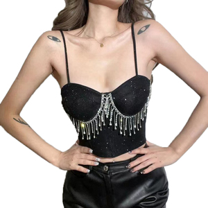 Katı renkler Backless yaz Streetwear kolsuz <span class=keywords><strong>Tank</strong></span> jartiyer seksi kadin <span class=keywords><strong>Tank</strong></span> <span class=keywords><strong>Tops</strong></span> - Product Image 1
